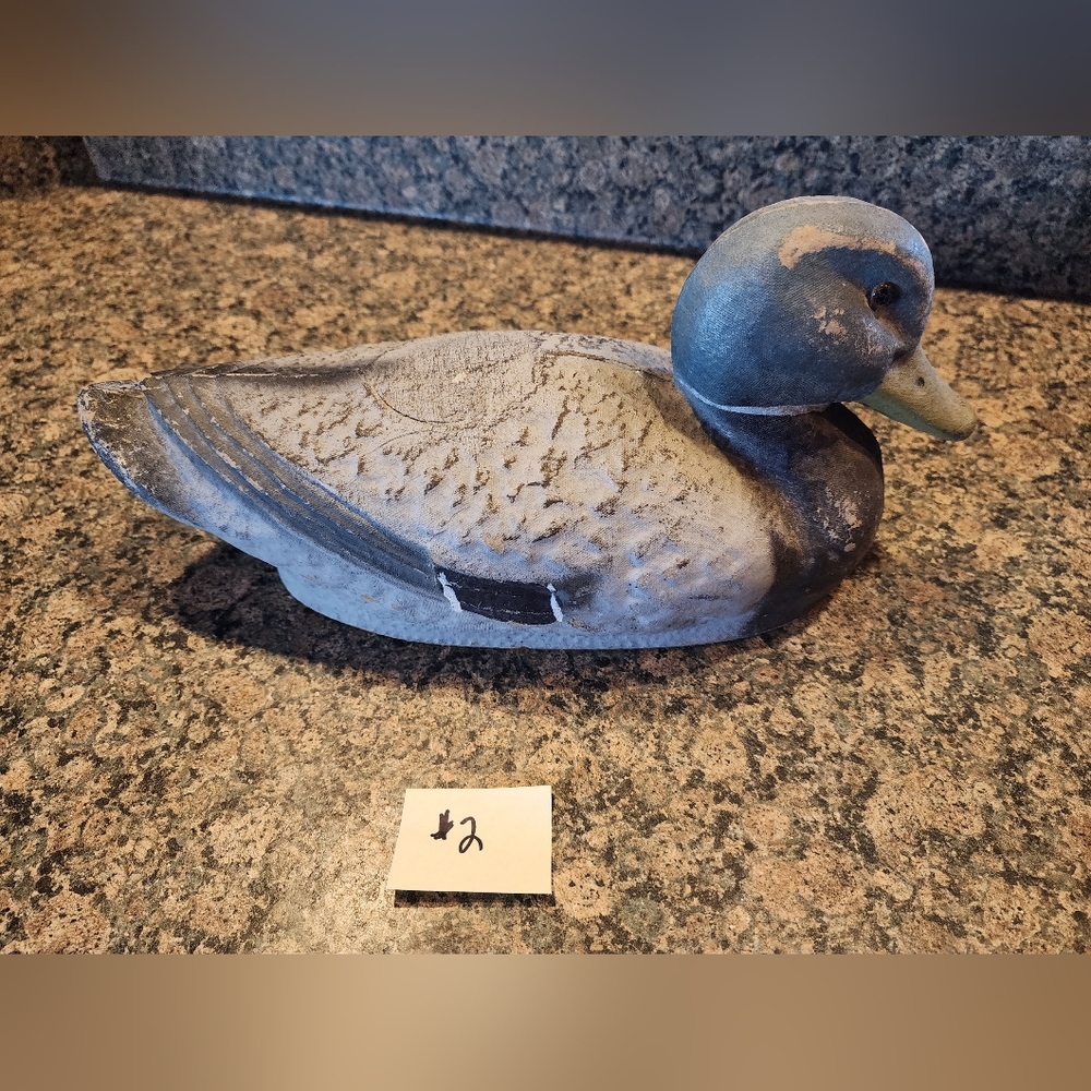 Vintage J.C. Higgins Sears Roebuck Life Like Mallard Decoy